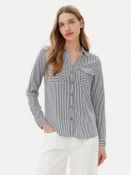 Vero Moda Koszula Bumpy 10275283 Granatowy Regular Fit. Niebieskie koszule Vero Moda, l, bez wzorów, z wiskozy, bez kołnierzyka, bez ramiączek. Za 99.99 zł.