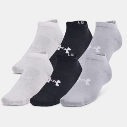 Skarpety sportowe Under Armour Essential 6-PAK. Czarne skarpetki Under Armour, bez wzorów. Za 75.07 zł.