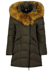 Canadian Peak Parka "Chayeak" w kolorze khaki rozmiar: L. Brązowe płaszcze Canadian Peak, l, bez wzorów, bez kaptura. Za 230.00 zł.