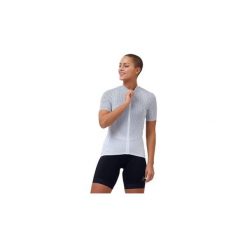 Koszulka rowerowa damska Odlo Stand-up collar ZEROWEIGHT rozpinana. Białe t-shirty sportowe ODLO, l, bez wzorów, bez ramiączek. Za 433.40 zł.