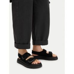 Sandały G-Star. Czarne sandały G-Star, bez wzorów, retro, bez obcasa, na płaskiej podeszwie, bez zapięcia. Za 133.99 zł.