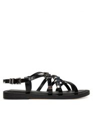 MICHAEL Michael Kors Sandały Darrington 40S5DTFS1L Czarny. Czarne sandały MICHAEL Michael Kors, bez wzorów, ze skóry, bez obcasa, na płaskiej podeszwie, bez zapięcia. Za 399.99 zł.
