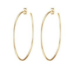 Glanzstücke München Srebrne kolczyki kreole srebro wysokiej próby różowe złoto Kolczyki koła 1 ct Damski. Czerwone kolczyki Glanzstücke München, pozłacane. Za 186.99 zł.