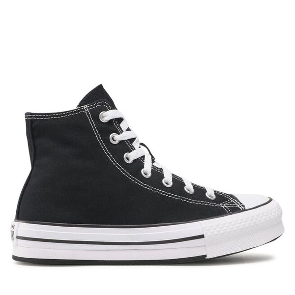 Trampki Converse. Czarne trampki Converse, bez wzorów, retro, bez zapięcia. Za 199.99 zł.