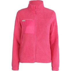 Damska Bluza Fuksjowa - Idealna na Codzienny Użytek. Czerwone bluzy THE RUNNING REPUBLIC, bez wzorów, z materiału, casualowe, bez ramiączek, bez kaptura. Za 236.99 zł.