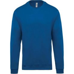 Bluza Kariban Col Rond. Niebieskie bluzy bez kaptura KARIBAN, l, bez wzorów, z bawełny, bez kaptura. Za 104.50 zł.