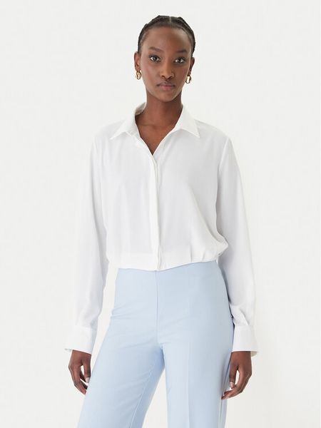 Rinascimento Koszula CFC0127372003 Biały Regular Fit. Białe koszule Rinascimento, xl, bez wzorów, z syntetyku, bez kołnierzyka, bez ramiączek. Za 241.99 zł.