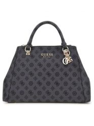 Guess Torebka w kolorze antracytowym - 36 x 23,5 x 10 cm rozmiar: onesize. Czarne torebki klasyczne Guess, z aplikacjami, z materiału, przez ramię, bez dodatków. Za 411.38 zł.