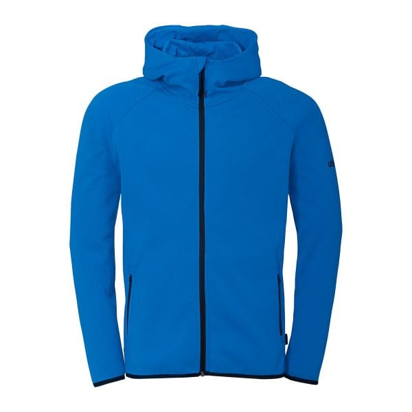 Bluza dresowa z kapturem Uhlsport ID. Niebieskie bluzy Uhlsport, l, bez wzorów, z dresówki, bez ramiączek, z kapturem. Za 301.80 zł.