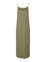 Pieces Sukienka letnia Pia 17151884 Zielony Loose Fit. Zielone sukienki Pieces, l, bez wzorów, z wiskozy, bez kołnierzyka, bez ramiączek. Za 129.99 zł.