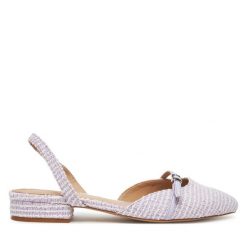 Czółenka Aldo. Fioletowe czółenka Aldo, bez wzorów, bez obcasa, bez zapięcia. Za 209.99 zł.