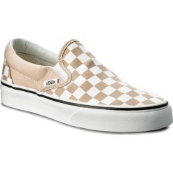 Tenisówki VANS - Classic Slip-On VN0A38F7QCO (Checkerboard) Frappe/Tru. Białe trampki Vans, bez wzorów, z gumy, bez zapięcia, vans classic. W wyprzedaży za 199.00 zł.