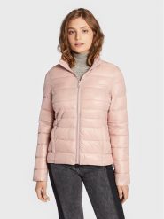 Brave Soul Kurtka puchowa LJK-PEAK Różowy Regular Fit. Czerwone kurtki Brave Soul, bez wzorów, z puchu, bez kaptura. Za 199.99 zł.