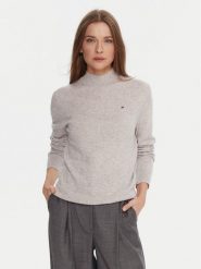 Tommy Hilfiger Sweter WW0WW47468 Szary Regular Fit. Szare swetry Tommy Hilfiger, xxs, bez wzorów, z wełny, bez ramiączek. Za 749.99 zł.