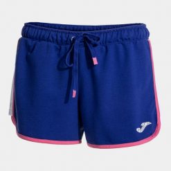 Szorty damskie Joma Berry. Niebieskie szorty Joma, bez wzorów, sportowe. W wyprzedaży za 78.00 zł.
