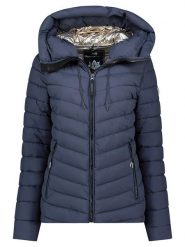 Geographical Norway Kurtka pikowana "Amandine" w kolorze granatowym rozmiar: XXL. Niebieskie kurtki Geographical Norway, xxl, bez wzorów, bez kaptura. Za 232.23 zł.