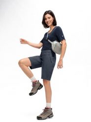 Maier Sports Szorty funkcyjne "Inara" w kolorze antracytowym rozmiar: 38. Czarne szorty sportowe Maier Sports, bez wzorów, z materiału, outdoorowe. Za 201.08 zł.