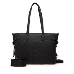 Torebka Valentino. Czarne torebki klasyczne Valentino, bez wzorów, klasyczne, bez dodatków. Za 419.99 zł.