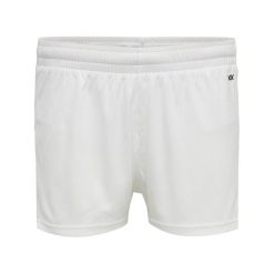 Spodenki sportowe damskie Hummel Core XK Poly Shorts Woman. Białe szorty sportowe Hummel, bez wzorów, do siatkówki. Za 77.50 zł.