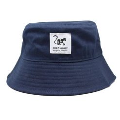 Kapelusz - 100% Bawełna / Dla Dorosłych / Bez Sznurka (Granatowy). Niebieskie kapelusze SURF MONKEY, bez wzorów, z bawełny. Za 159.95 zł.