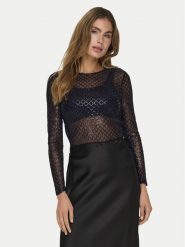 JDY Bluzka Hubby 15336986 Czarny Regular Fit. Czarne bluzki JDY, s, bez wzorów, z syntetyku, bez kołnierzyka, bez ramiączek. Za 69.99 zł.
