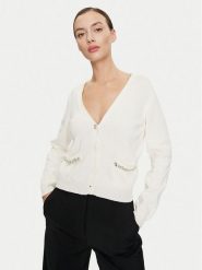 ViCOLO Kardigan 77107B Écru Relaxed Fit. Swetry ViCOLO, bez wzorów, z bawełny, bez ramiączek. Za 279.99 zł.