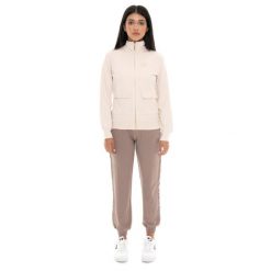 Kombinezon zimowy Leone 1947 Chic Tones Damen ze Stehkragenem i Reißverschlussem. Brązowe kombinezony LEONE 1947 APPAREL, na zimę, bez wzorów, z dresówki, sportowe, bez kołnierzyka, bez ramiączek. W wyprzedaży za 294.70 zł.