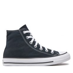 Trampki Converse. Czarne trampki Converse, bez wzorów, retro, bez zapięcia. Za 249.99 zł.