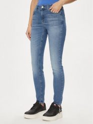 Tommy Jeans Jeansy Nora DW0DW17568 Niebieski Skinny Fit. Niebieskie jeansy Tommy Jeans, bez wzorów, z bawełny. Za 239.99 zł.