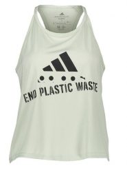 Adidas Top sportowy w kolorze zielonym rozmiar: L. Zielone topy sportowe adidas, l, bez wzorów, outdoorowe. Za 78.66 zł.