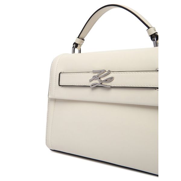 Torebka KARL LAGERFELD. Białe torebki klasyczne KARL LAGERFELD, bez wzorów, klasyczne, bez dodatków. Za 1,299.00 zł.