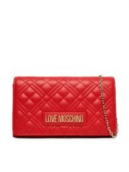 LOVE MOSCHINO Torebka JC4079PP0OLA0500 Czerwony. Czerwone kopertówki Love Moschino, bez wzorów, ze skóry, wizytowe, bez dodatków. Za 609.99 zł.
