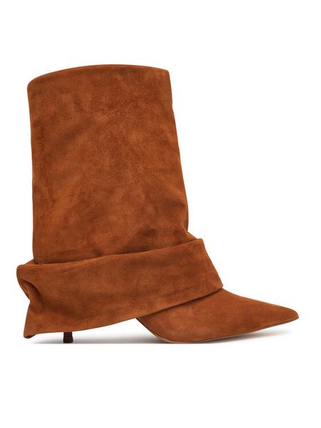 Aldo Botki Kerlon 14419577 Brązowy. Brązowe botki Aldo, bez wzorów, ze skóry, bez obcasa, na szpilce, bez zapięcia. Za 729.99 zł.