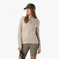 Bluza polarowa Wędrówki damska Swedemount Trondheim Midlayer Full Zip. Brązowe bluzy bez kaptura SWEDEMOUNT, bez wzorów, z polaru, bez kaptura, narciarskie. W wyprzedaży za 179.99 zł.