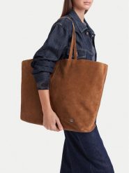 G-Star Torebka EO-LDA845A Brązowy. Brązowe shopper bag G-Star, bez wzorów, retro, bez dodatków. Za 499.99 zł.