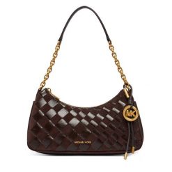 Torebka MICHAEL Michael Kors. Brązowe torebki klasyczne MICHAEL Michael Kors, bez wzorów, klasyczne, bez dodatków. Za 1,209.00 zł.