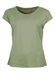 Peak Mountain Koszulka funkcyjna "Azoka" w kolorze khaki rozmiar: XL. Brązowe t-shirty sportowe Peak Mountain, xl, bez wzorów, z materiału, bez ramiączek, outdoorowe. Za 83.81 zł.