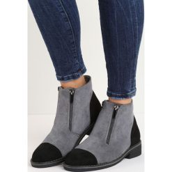 Szare Botki Black Nose. Czarne botki Born2be. Za 79.99 zł.
