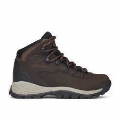Buty do chodzenia damskie Columbia W Newton Ridge Plus. Brązowe buty trekkingowe Columbia, z materiału, za kostkę, bez zapięcia. W wyprzedaży za 513.05 zł.