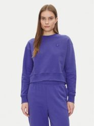 Save The Duck Bluza DF1180W CLEE20 Fioletowy Relaxed Fit. Fioletowe bluzy Save the duck, bez wzorów, z bawełny, bez ramiączek, bez kaptura. Za 199.99 zł.