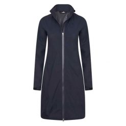 Parka dla kobiet Euro-Star Sandi. Niebieskie płaszcze EURO-STAR, bez wzorów, retro, bez kaptura. W wyprzedaży za 544.00 zł.