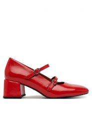 Vagabond Shoemakers Półbuty Adison 5739-160-76 Czerwony. Czerwone półbuty wsuwane Vagabond Shoemakers, bez wzorów, ze skóry, bez obcasa, na obcasie. Za 419.99 zł.