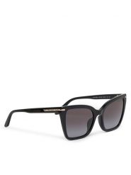 Emporio Armani Okulary przeciwsłoneczne 0EA4273BU 50178G Czarny. Czarne okulary przeciwsłoneczne Emporio Armani, bez wzorów, plastikowe. Za 759.99 zł.
