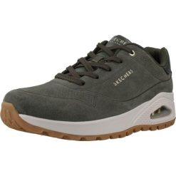Buty SKECHERS UNO RUGGED-CHILLPROO Zielony. Zielone buty trekkingowe Skechers, z materiału, bez zapięcia. Za 334.99 zł.