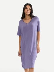 Triumph Koszula nocna Timeless Sensuality 10222628 Fioletowy Relaxed Fit. Fioletowe koszule nocne Triumph, bez wzorów, z lyocellu, bez ramiączek. Za 209.99 zł.