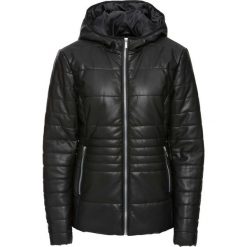Kurtka pikowana ze sztucznej skóry bonprix czarny. Kurtki marki QUECHUA. Za 139.99 zł.