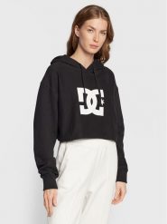 DC Bluza ADJFT03028 Czarny Relaxed Fit. Czarne bluzy DC, l, bez wzorów, z bawełny, bez kaptura. Za 149.99 zł.