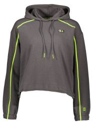 Fila Bluza w kolorze antracytowym rozmiar: L. Czarne bluzy Fila, l, bez wzorów, bez ramiączek, z kapturem. Za 87.81 zł.