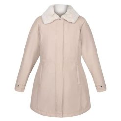 Damska Kurtka Zimowa Parka Renata. Brązowe płaszcze Regatta, na zimę, s, bez wzorów, z futra, eleganckie, bez kaptura. Za 130.99 zł.