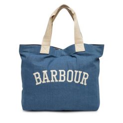 Torebka Barbour. Niebieskie shopper bag Barbour, bez wzorów, z denimu, bez dodatków. Za 209.99 zł.